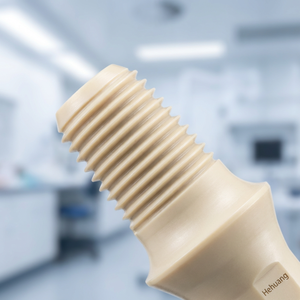 Abutments dentaires personnalisés en PEEK usinés CNC pour implants dentaires, haute précision, <span class=keywords><strong>Compo</strong></span> - Product Image 4