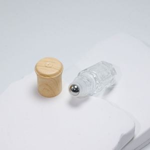 3ml Octagonal Crystal <b>Roll</b> on Bottle Essential Oil Gemstone Roller Ball Bottle - Product Image 2