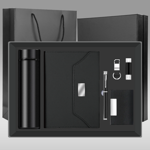 Coffrets cadeaux innovants pour la fête des pères/le Nouvel An : carnets <span class=keywords><strong>d</strong></span>'affaires, stylos, mugs isothermes avec porte-cartes <span class=keywords><strong>de</strong></span> visite/clé USB et porte-clés - Product Image 1