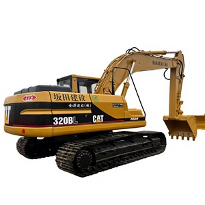 Hydraulic Crawler Digger Hot Sale Second Hand 20 Tons Used <b>Cat</b> Caterpillar 320B 320BL Excavator for Sale - Product Image 1
