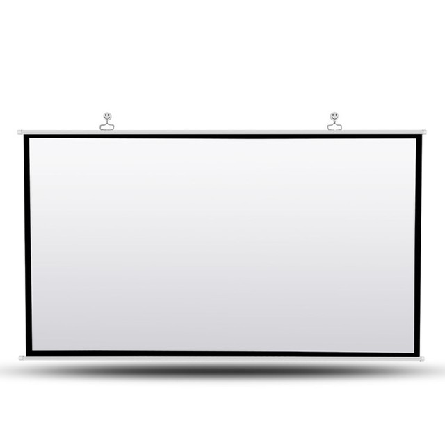 HD Projection Screen for Big Screen Factory Wholesale 60/72/84/100/120/150 Inch 16*9/4*3