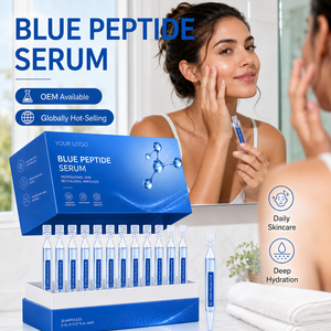 OEM Blue <b>Serum</b> Skin Repair Whitening Apply <b>Serum</b> Korean Lab Technology Private Label Manufacturer Sample Available - Product Image 5