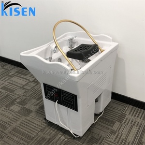 Kisen Salon Beauty Portable Shampoo <b>Bed</b> with White <b>Black</b> Green Color Water Circulation Fumigated Water Pipe on Sale - Product Image 2