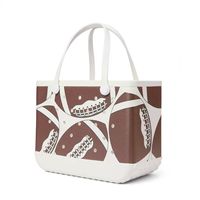 Sac fourre-tout en EVA imperméable avec impression de logo personnalisé, grande capacité, réutilisable, sac de plage pour femmes, voyage, piscine
