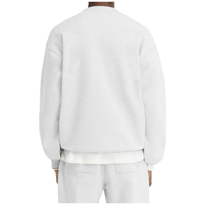 Sudaderas con capucha con estampado de logotipo personalizado de alta calidad, sudaderas de algodón 100%, patrón sólido bordado, <span class=keywords><strong>ropa</strong></span> de invierno con cuello redondo de lana - Product Image 5