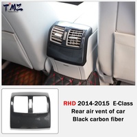 Autocollants de garniture de ventilation arrière pour Mercedes Benz Classe E 2014-2015, conduite à gauche et à droite, décoration intérieure