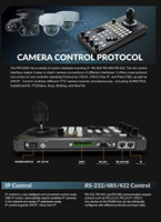 Contrôleur de caméra PTZ AVMATRIX PKC3000, joystick 4D, NDI VISCA ONVIF RS232 RS422 RS485 pour studio de diffusion en direct