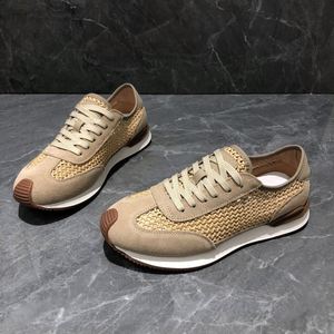 Zapatos Deportivos Transpirables de Cuero Premium, Cómodos y Modernos, Zapatos Casuales de Lujo para Hombre, con Suela de PP - Product Image 4