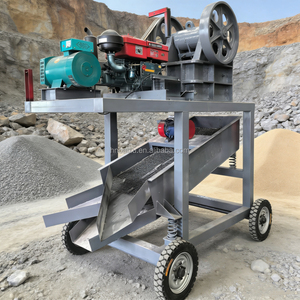 เครื่องบดหินแบบเคลื่อนที่ด้วยเครื่องยนต์ดีเซล พร้อมระบบคัดกรองทรายและหิน - Product Image 1