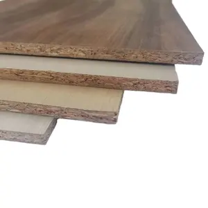 18mm Solid Pine Wood Veneer Metal Laminated Melamine Moisture Resistant Particle Board FSC OSB Finished Indoor Furniture