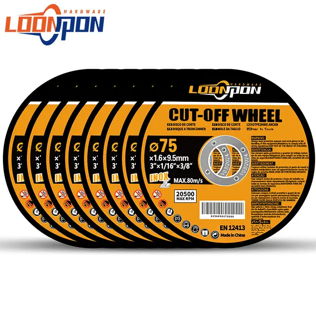 3 Inch Cut-Off Wheel Cutting Disc For Metal Stainless Steel Cutting