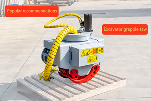 XUVOL, accesorio para excavadora, minicargador, sierra de agarre, corte de madera, árbol, tractor, grúa, pinza de troncos con sierra con rotador hidráulico - Product Image 2
