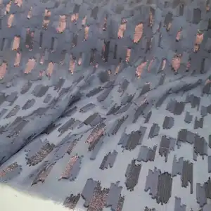 Plain color silk chiffon fabric metallic silk somali dirac fabric