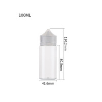 Bouteille vide en plastique PET AVANTIS pour liquides 10ml/15ml/30ml/50ml/100ml, usage médical, sérigraphie couleur personnalisée, bouchon à vis OEM