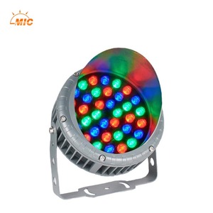 Không có di chuyển đầu SMD RGBW <span class=keywords><strong>Led</strong></span> Đèn Pha với Glass Bìa IP66 cao sáng điều khiển từ xa kiến trúc mặt tiền chiếu sáng - Product Image 5