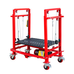 Elevador dobrável automático do andaime do aço Plataforma elétrica do andaime Tabela elétrica portátil do andaime - Product Image 2