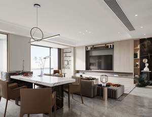 Armoires de cuisine de style moderne en bois massif avec étagères ouvertes et éclairage LED - Product Image 2