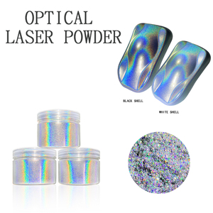 Polvo Holográfico Iridiscente, Pigmento Arcoíris, Polvo de Pigmento Plateado Cromado para Pintura de Automóviles - Product Image 2