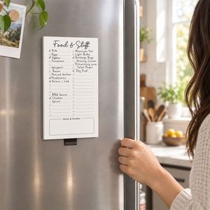 Custom Modern Multi-Purpose High-Adhesion Magnetic Dry-Erase <b>Board</b> With Anti-Slip Backing for Refrigerator Home and Office Use - Product Image 1
