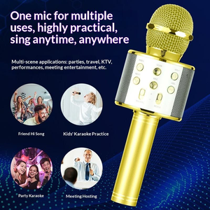 Micrófono Inalámbrico para <span class=keywords><strong>Karaoke</strong></span> con Altavoz, Portátil, para Fiestas en Casa, Venta Directa <span class=keywords><strong>de</strong></span> Fábrica 2026 - Product Image 5
