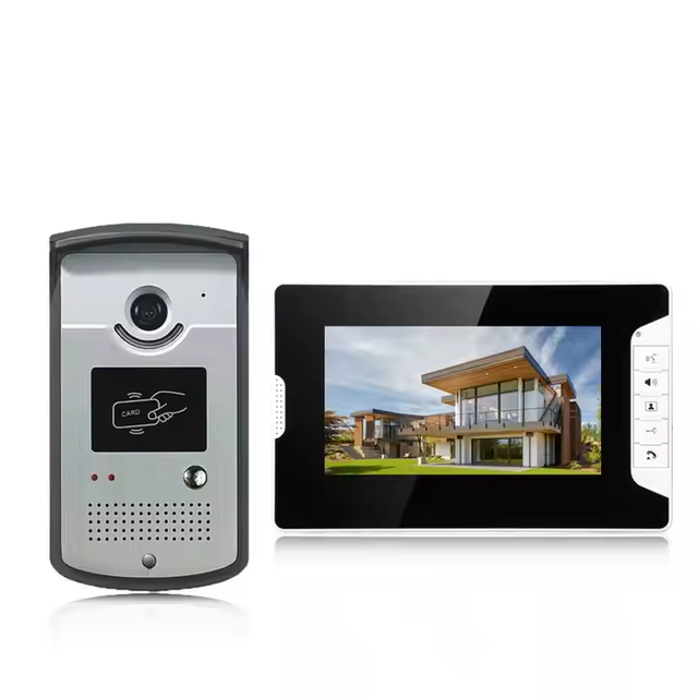 Waterproof HD Wireless Doorbell System with Night Vision Smart Ring Doorbell with Camera for Outdoor Home Use