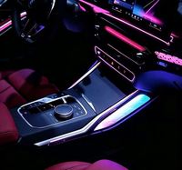 Kit de Luces Interiores para Automóvil BMW Serie 3 I3 M3 M4 G20 G22 G80 G82 LED 64 Colores, Lámpara de Sillín, Iluminación Ambiental