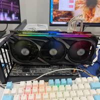 Nouvelle carte graphique RTX 3060 12 Go GDDR6 Triple Fan PCI Express 1080P 1440P Gaming Esports DLSS Ray Tracing GPU de bureau personnalisée