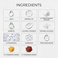 Crème CC AMZ Teinte Naturelle Formule Légère qui Adhère Bien sans s'agglutiner Unifie le Teint pour une Application Naturelle et Facile
