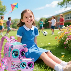 Sacs d'école Bunnyfly pour enfants, ensemble de sacs <span class=keywords><strong>à</strong></span> <span class=keywords><strong>dos</strong></span> <span class=keywords><strong>avec</strong></span> <span class=keywords><strong>sac</strong></span> <span class=keywords><strong>à</strong></span> lunch <span class=keywords><strong>isotherme</strong></span>, <span class=keywords><strong>sac</strong></span> <span class=keywords><strong>à</strong></span> <span class=keywords><strong>dos</strong></span> <span class=keywords><strong>avec</strong></span> plusieurs poches, retour <span class=keywords><strong>à</strong></span> l'école, cadeau idéal - Product Image 6