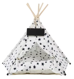 Cama para Perros de Algodón Sólido Ecológica y Cálida para Invierno, para Usar en la Sala de Estar, con Embalaje de Cartón, Extraíble y Lavable - Product Image 4