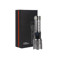 Lampe torche LED haute puissance CN360, longue portée, zoomable, rechargeable par USB, étanche