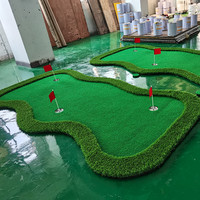 Tapis d'entraînement de golf SXL populaire pour intérieur et extérieur, simulateur de green portable, gazon artificiel en mousse EVA, 1,5 m x 3 m, mini-golf