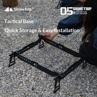 Boîte de rangement extérieure pliable en alliage d'aluminium pour camping, tactique, multifonction, avec accessoires de combinaison, 54x38x39cm, 8kg