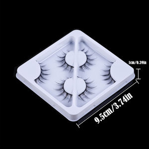 FX-S200 <span class=keywords><strong>Nude</strong></span> Maquillage Synthétique Faux Cils 3 Paires de Faux Vison Naturel Ailé <span class=keywords><strong>Manga</strong></span> Cils Boîte Numéro de Modèle - Product Image 5