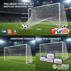 Red de Fútbol Chengye 11x7x5 para 5 y 7 Jugadores, Red de Portería Resistente para Entrenamiento y Partidos al Aire Libre - Product Image 3