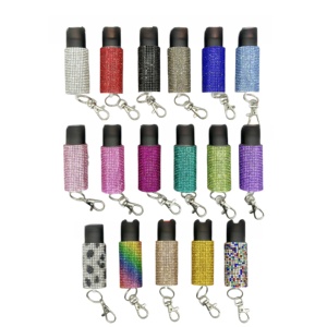 Diamantes carcasa de plástico autodefensa llavero conjunto autodefensa suministros spray Shell - Product Image 1