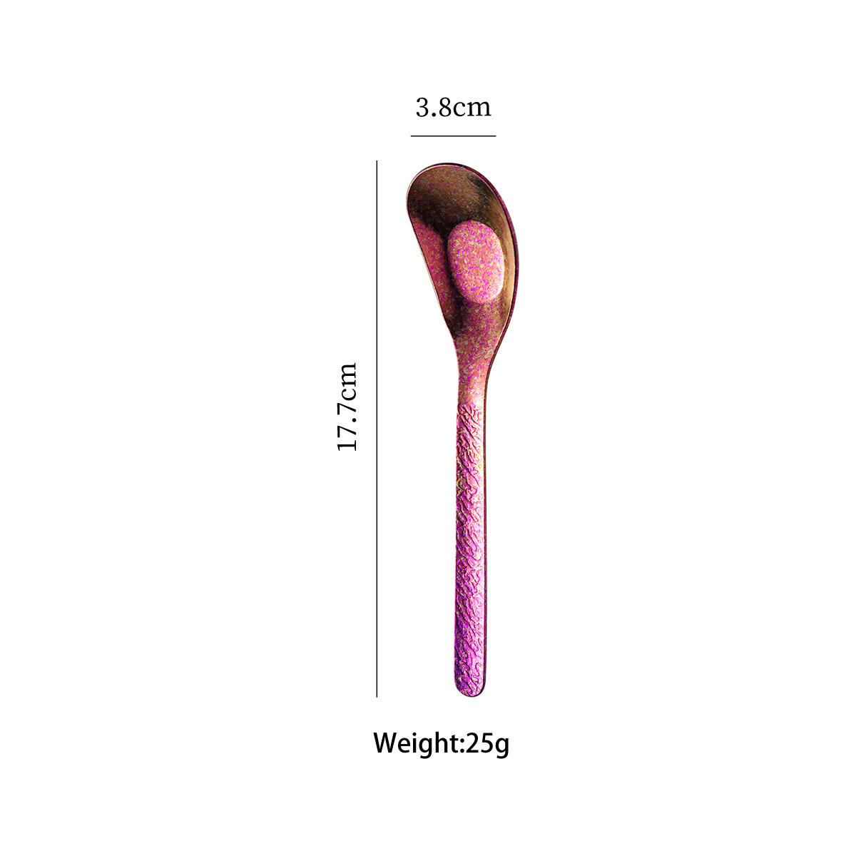 pure titanium yuanbao spoon (purple)