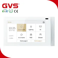 Fabbrica di Guangzhou KNX/EIB GVS KNX Casa Intelligente Soluzione di Illuminazione Funzione di Scena di Controllo Dello Schermo di Tocco di 5 ''KNX touch Panel