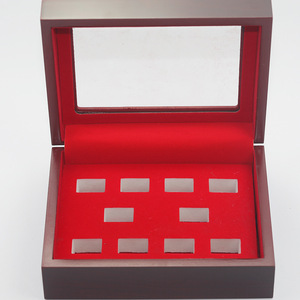 8 Khe cắm có thể đưa vào 8 chiếc nhẫn vô địch Vòng hiển thị 8 lỗ hộp gỗ cao cấp - Product Image 6
