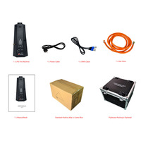 Machine à feu professionnelle DMX512 à 6 angles pour scène, projecteur de flamme GPL avec tuyau de 2 m, indice de protection IP20, puissance 200 W pour concerts, stades, mariages