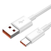 Cable de Datos Móvil USB-C a USB-A de Carga Rápida de 66 W y 6 A con Trenzado de TPE (1 m)