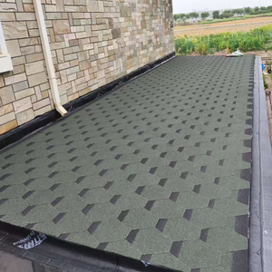Modern Square Fiberglass <strong>Asphalt</strong> Roofing Shingles-Windproof Fireproof Tile <strong>Roof</strong> <strong>Replacements</strong> 5+ Year Warranty for Temples - Product Image 6