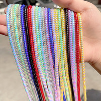 Cordon de protection pour câble de données de téléphone en silicone écologique coloré de 1,4 m avec revêtement de protection coloré