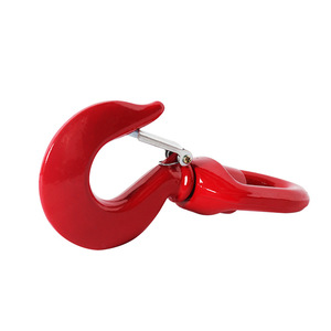 Nhiệm vụ nặng nề 3 tấn 5 tấn xoay nâng cáp treo mắt thép gian lận móc với chốt an toàn xoay cần cẩu móc - Product Image 6