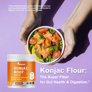 OEM ODM Racine de Konjac Faible en calories et riche en fibres Contrôle de la satiété fort Contrôle du poids Extrêmement riche en fibres alimentaires - Product Image 4