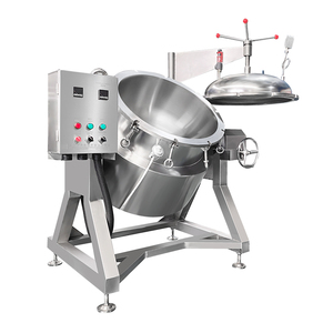 Grand autocuiseur industriel commercial automatique Marmite à vapeur sous pression de 500 litres en acier inoxydable pour la soupe aux os - Product Image 6