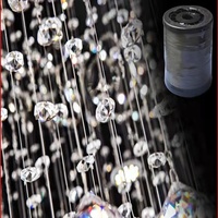 Plafonnier en cristal pour salon, décoration moderne et élégante, projet de luxe, maison de mariage, modem rond en acrylique doré pour intérieur, vente en gros