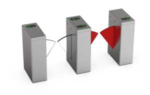 Tourniquet d'aileron d'obstacle de billet de code à barres d'identification de terminal de visage de sûreté et de sécurité - Product Image 2