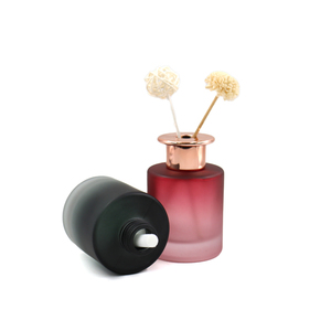 Flacons de parfum en verre personnalisés de luxe avec logo, 100 ml/150 ml/200 ml, bouchon à vis, impression sérigraphique, forme ronde - Product Image 4