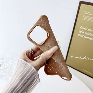 Pour Infinix Hot 50i étui de dissipation thermique Slim Candy Weave texture couverture arrière pour iPhone 11 12 13 14 15 16 pro max <span class=keywords><strong>coque</strong></span> de téléphone - Product Image 4